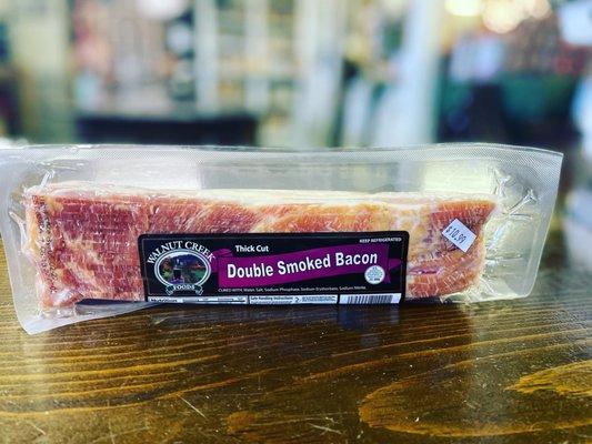 Double smoke bacon thick cut