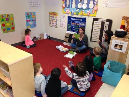 French class with the Preschoolers.