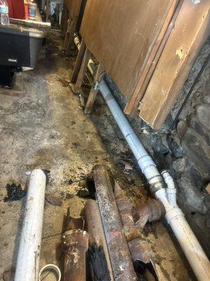 Replace pipes