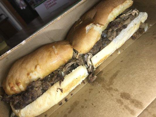 Steak and cheese grinder