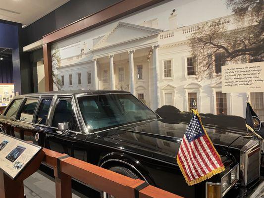 Presidential limo from his presidency.