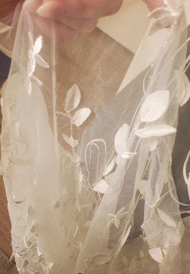 RUINED my wedding dress and didn't say anything