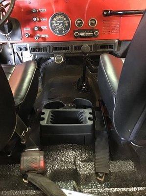 68 Jeep CJ-5  Before custom center console build