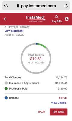 A fraudulent repetitive bill by ATI.