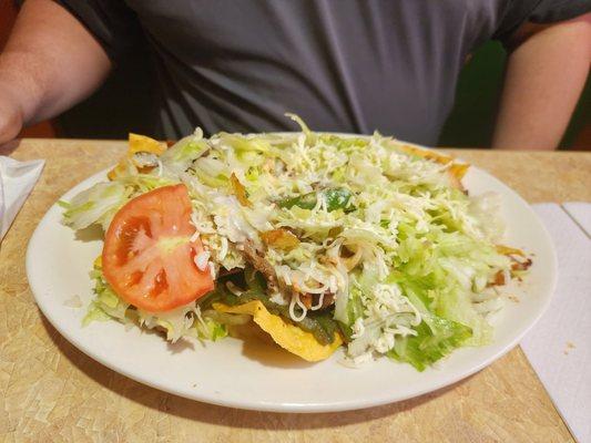 Fajita nachos