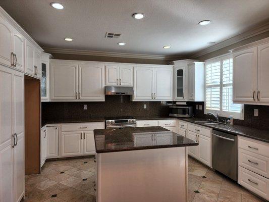 Kitchen after cleaning!