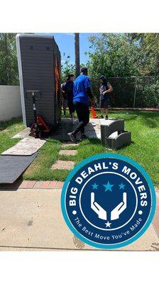 That Day we moved a large hot tub #bigdeahlsmovers  #gunsafemovers #833202move #moversnearme #affordablemovers