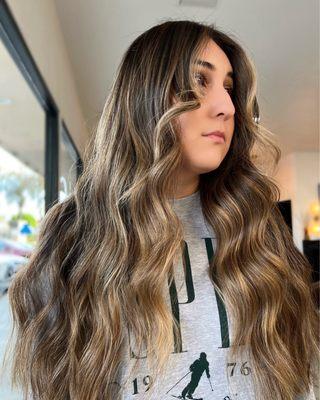 Dimensional brunette by Elizabeth  @highonhair