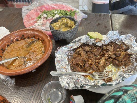 Lamb Barbacoa estilo Texcoco