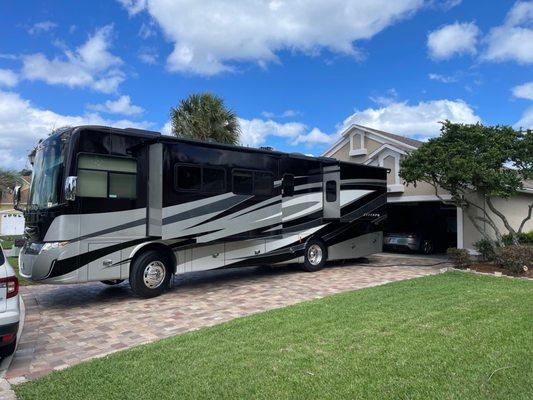 Our new (used) 2019 Tiffin Allegro Red...Absolutely love it! Thanks to the team at LaMesa in Sanford!