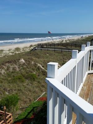 Looking south from the 3rd floor deck.