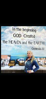 In the beginning  GOD created the Heaven and the Earth Genesis 1:1