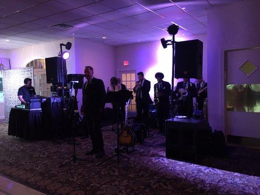 Brian Kirk and the Jirks playing at the wedding :)