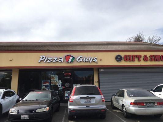 Pizza Guys Store Front, Hayward, CA.