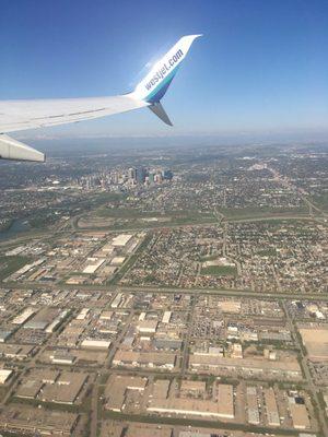 Take off from their home base- calgary