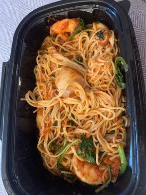 Capellini seafood