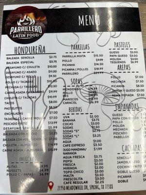 El menu