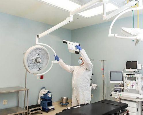 Electrostatic Disinfectant Spraying...