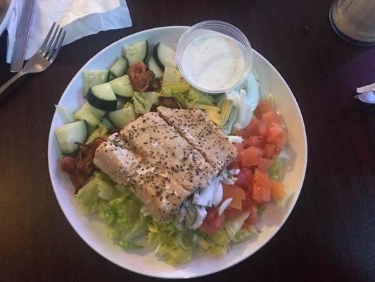 Grilled Salmon Cobb Salad