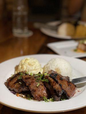 Korean boneless shortrib plate