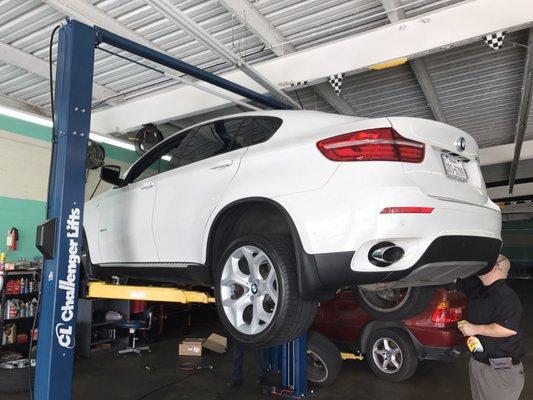 Clean garage space