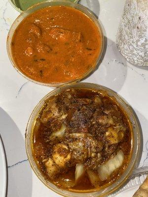 Chicken Kadai & Butter Chicken