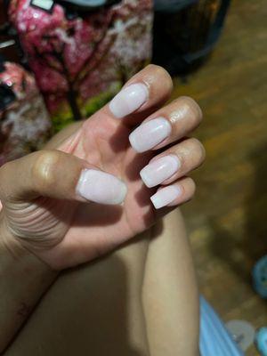 Sns nail// no shape