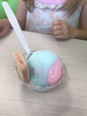 Gummy bear ice cream