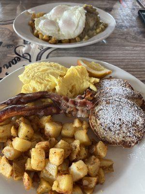 French Toast plate. They made it crispy just like I like it!