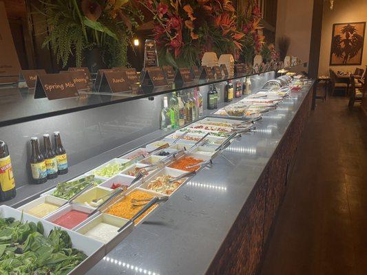 Salad buffet bar