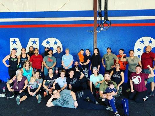 Post workout group picture