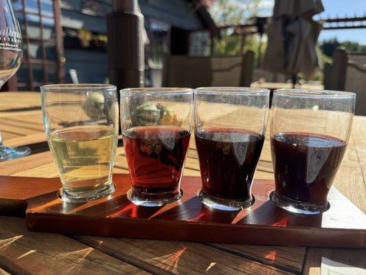 Tasting flight