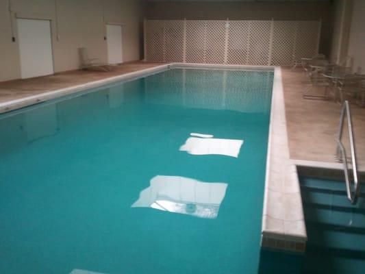 New Plaster on indoor pool