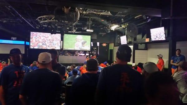 Envy formerly Xs next to gator city is a nice place to watch the games before the gators game :)