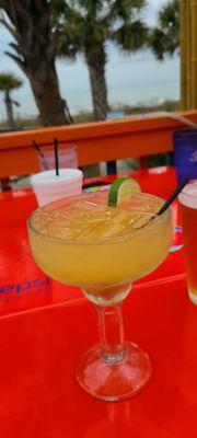 Margarita with Grand Marnier shooter