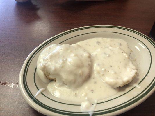 Full order Biscuits and Gravy