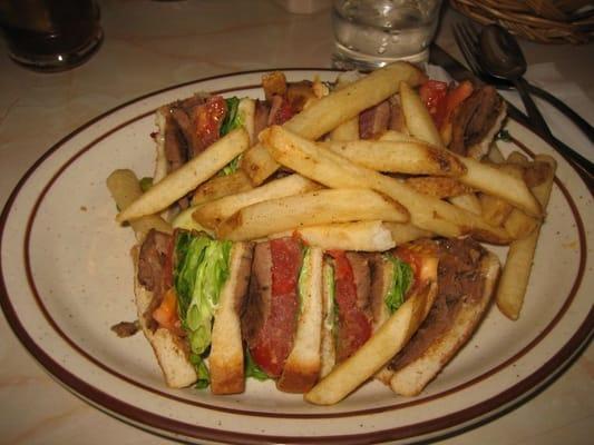 Gyros club sandwich