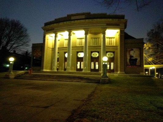 The front of the building. Entrance is on the side.