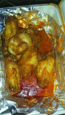 Raw chicken wings we just got