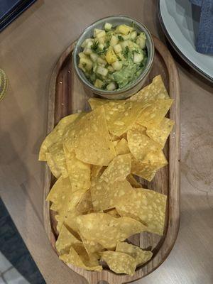 Chips and guacamole