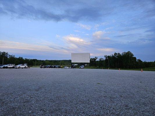 Grounds of theater.