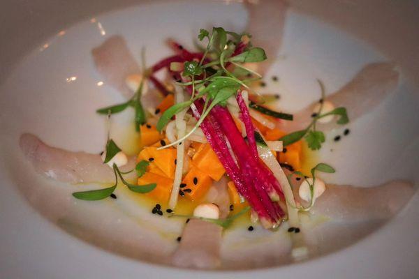 Lionfish crudo (gluten-free)