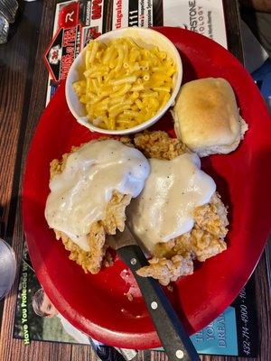 Chicken fried pork chops