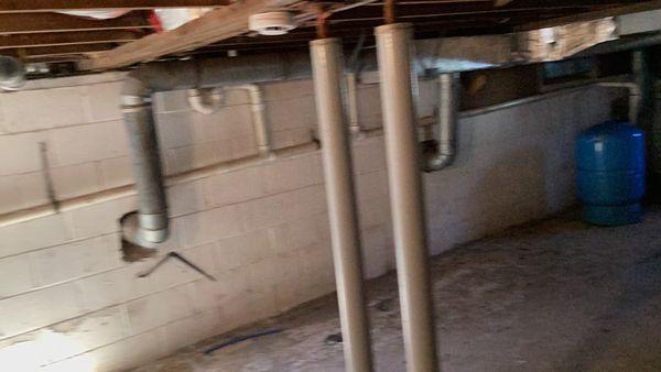 Improper shoring found during inspection