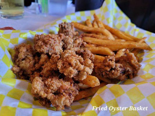 Fried Oyster Basket ($13.95) **loved it **