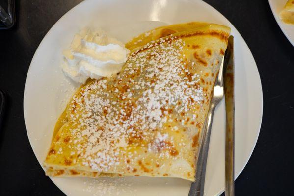 Banana Delight Crepe - Vanilla Custard, Fresh Bananas, Argentinian Dulce De Leche.