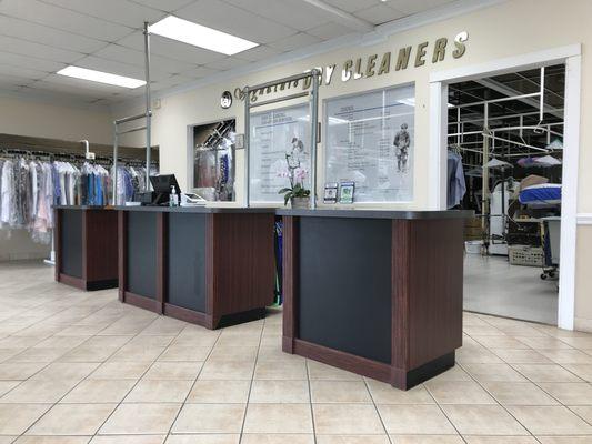 The interior of our cleaners!