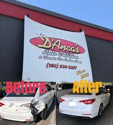 My experience with D'Anca's Auto Body was very good. Great customer service, transparency throughout and quality work. See for yourself.