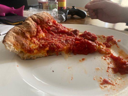 Chicago Style Deep Dish Cheese Pizza