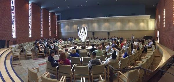 Corwin Family Sanctuary before the ceremony began!